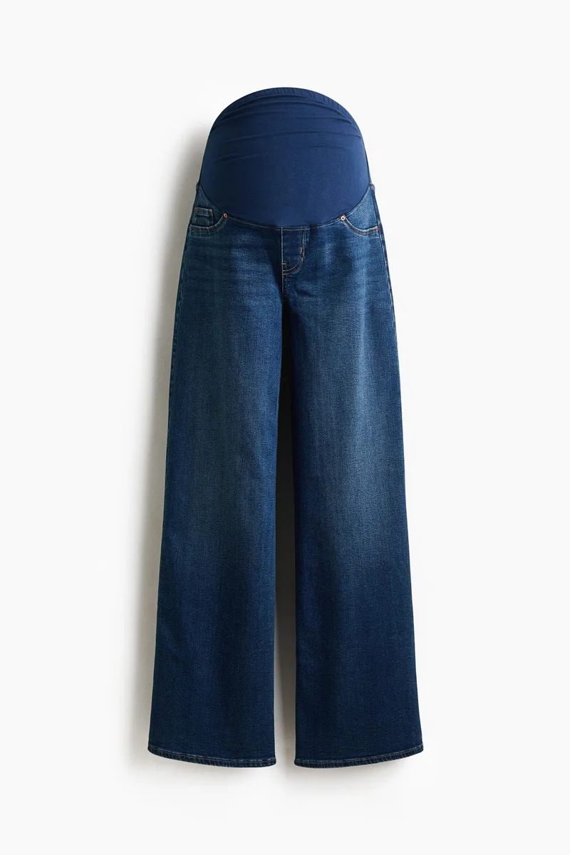 H&M MAMA Superstretch Wide Jeans